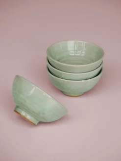 Værtsgave|Adventsgaver^SERAMIKKU Pastelgrøn risskål