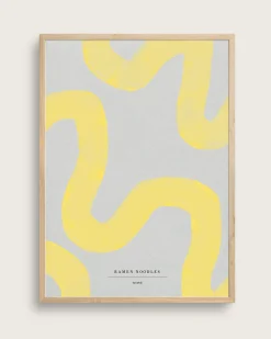 Bestsellere|Taishō - Designplakater^SERAMIKKU Ramen noodles (close up)