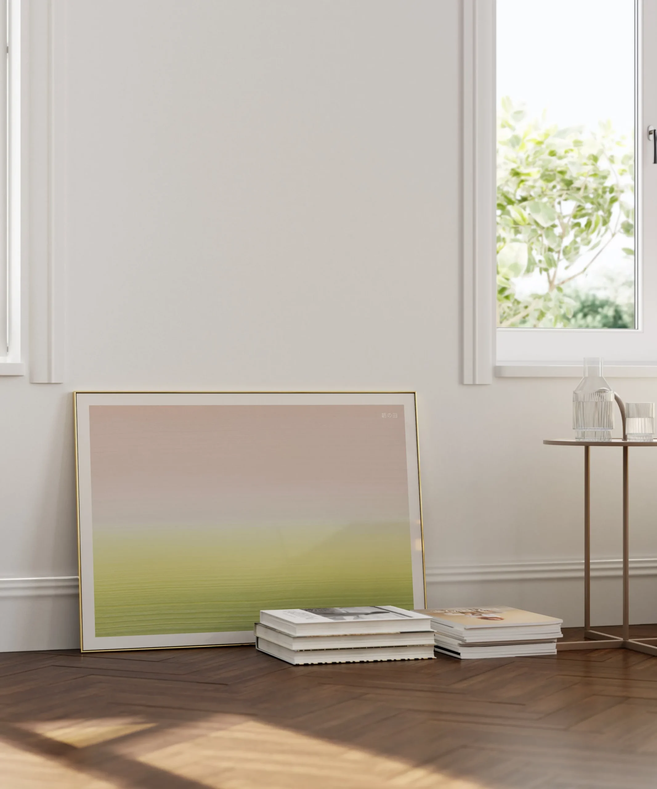 Bestsellere|Taishō - Designplakater^SERAMIKKU Rismark (朝の田)