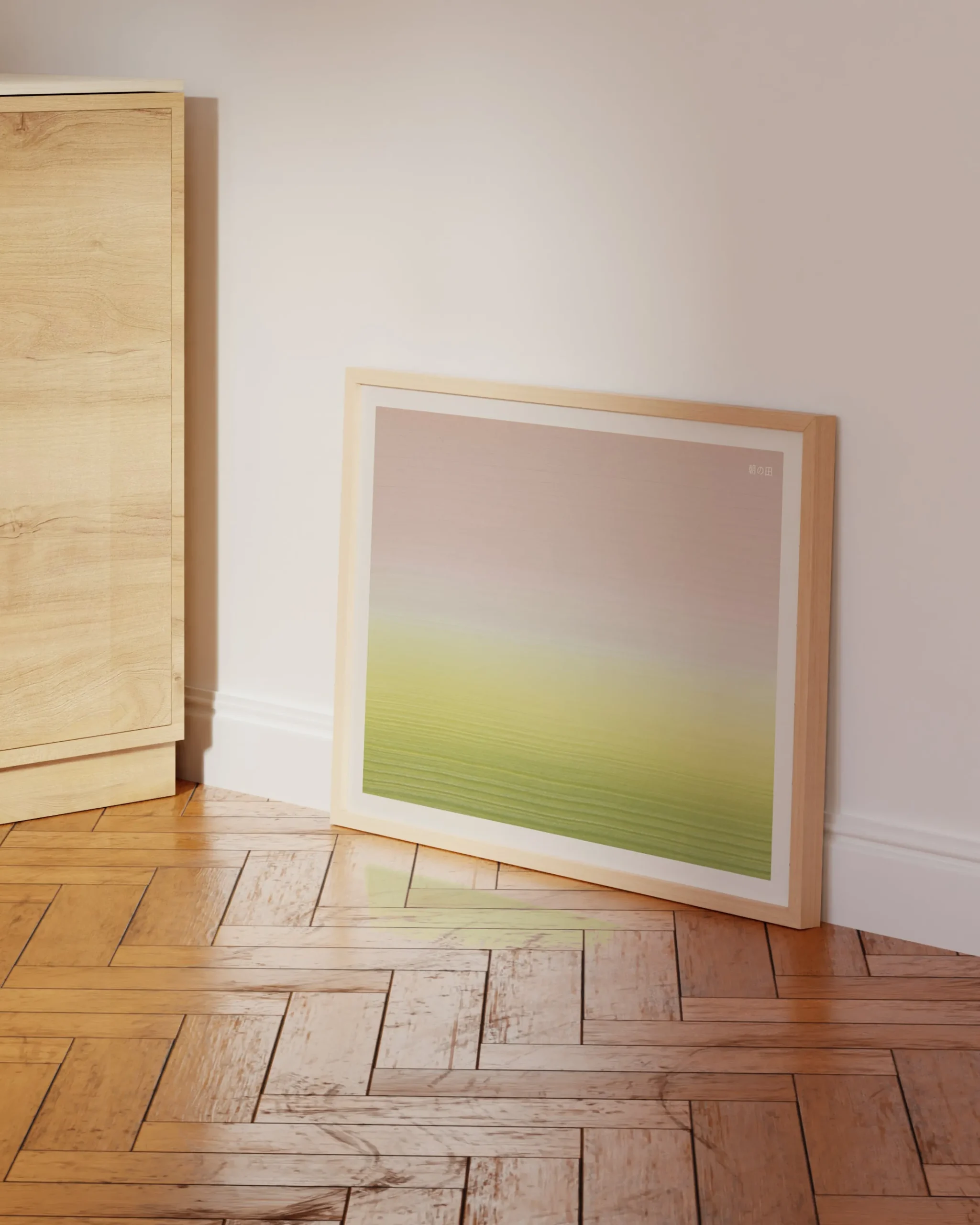 Bestsellere|Taishō - Designplakater^SERAMIKKU Rismark (朝の田)