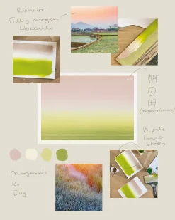 Bestsellere|Taishō - Designplakater^SERAMIKKU Rismark (朝の田)