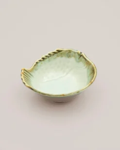 Mellem Skåle (matcha, Ris, Morgenmad)^SERAMIKKU Risskål i fiskeform