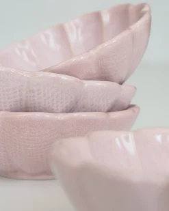 Mellem Skåle (matcha, Ris, Morgenmad)^SERAMIKKU Rosa blomsterskål