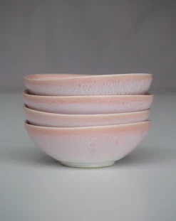 Mellem Skåle (matcha, Ris, Morgenmad)^SERAMIKKU Rosa skål