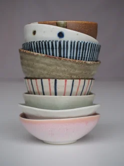 Mellem Skåle (matcha, Ris, Morgenmad)^SERAMIKKU Rosa skål