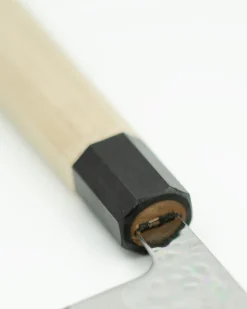 Bryllupsgave|Magnolia/bøffelhorn^SERAMIKKU Santoku kniv | 16,5 cm | Magnolia