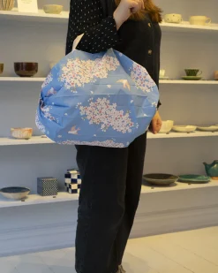 Shupatto - Foldbar Taske^SERAMIKKU Shupatto Compact Bag M (HANA NI TORI)