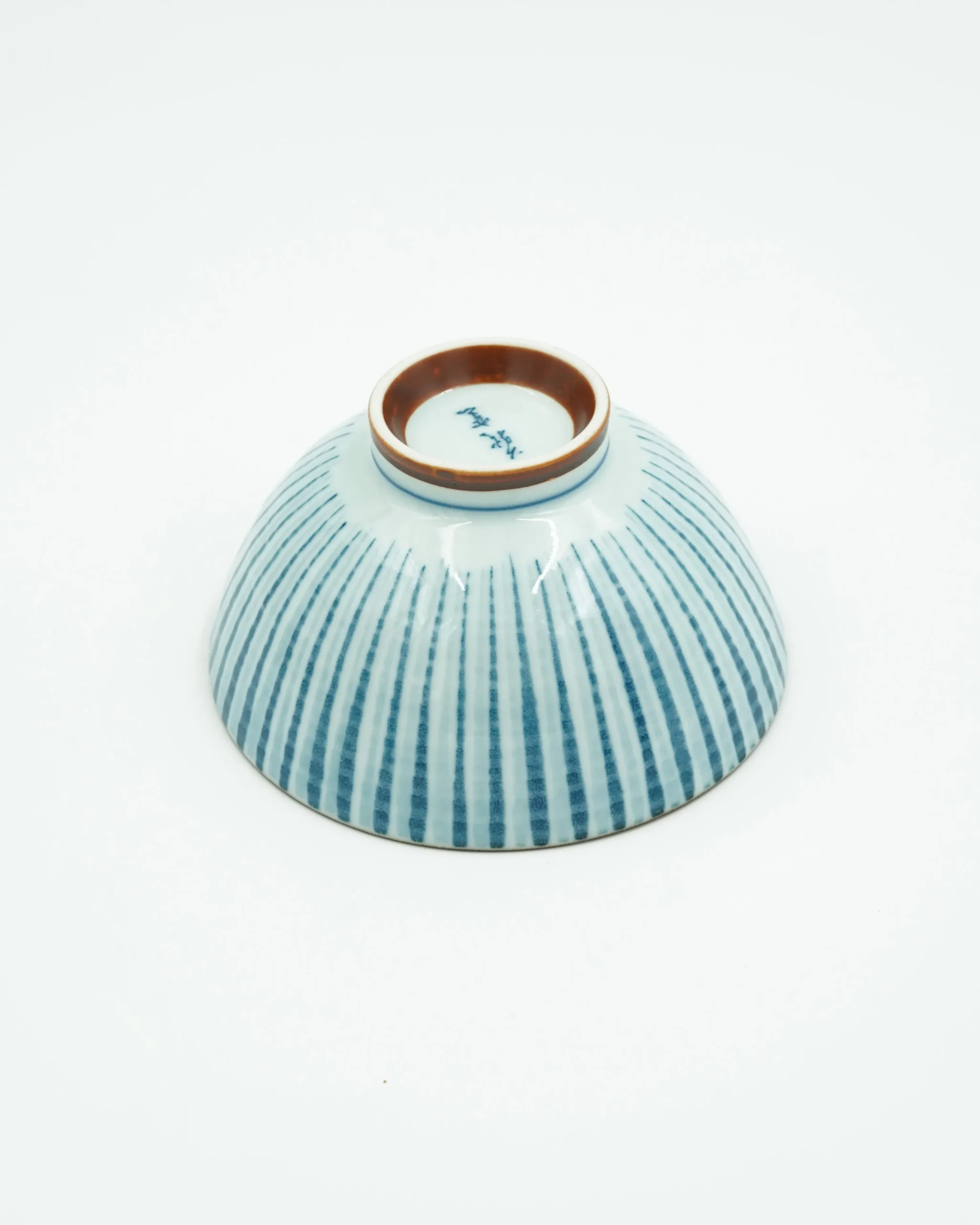 Mors Dags Gave|Mellem Skåle (matcha, Ris, Morgenmad)^SERAMIKKU Skål med lyseblå, elegante striber