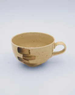 Barselsgave|Krus Og Kopper (kaffe Og Te)^SERAMIKKU Stort brunt krus med hank