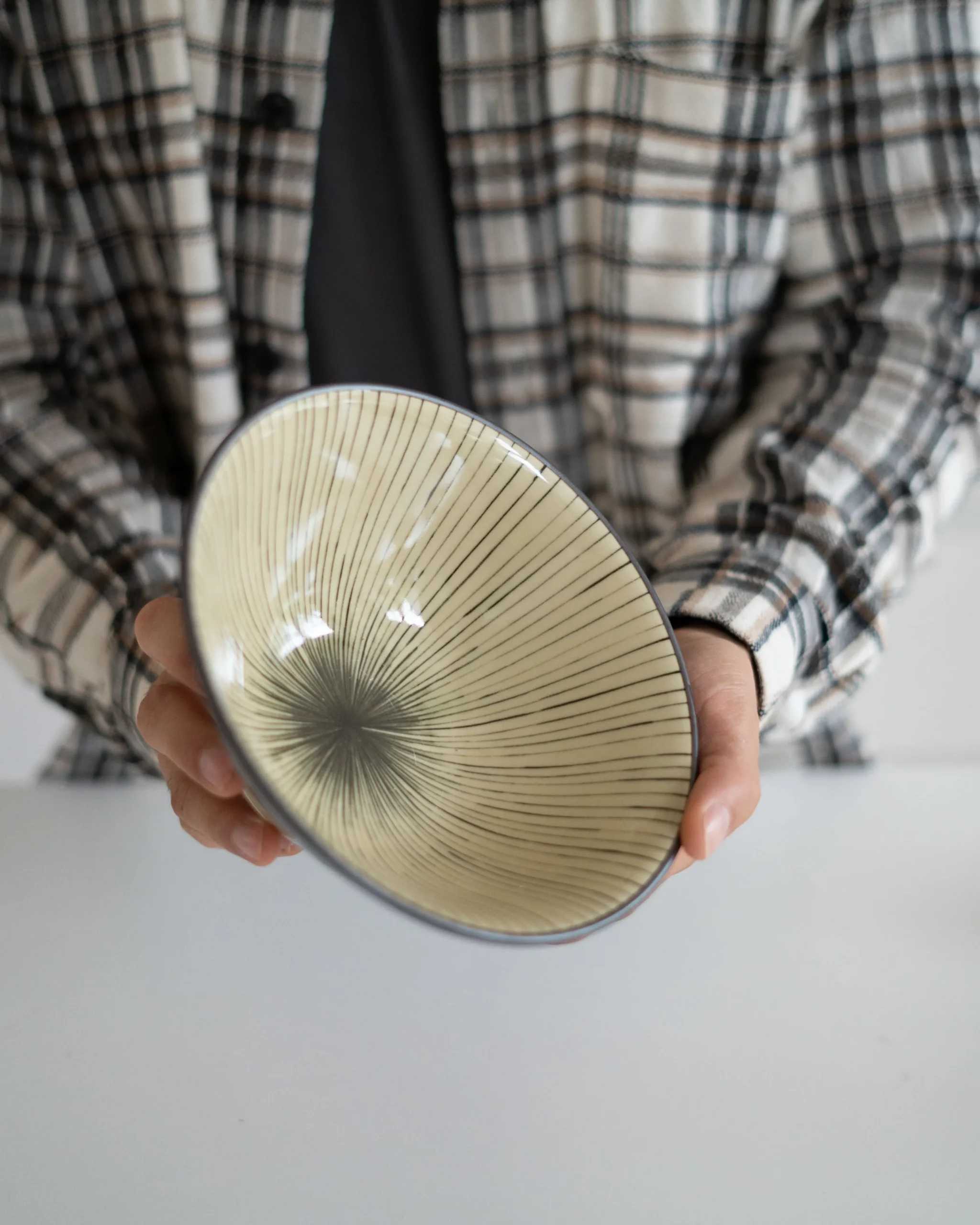 Værtsgave|Store Skåle (ramen, Servering, Portion)^SERAMIKKU Stribet ramenskål