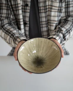 Værtsgave|Store Skåle (ramen, Servering, Portion)^SERAMIKKU Stribet ramenskål