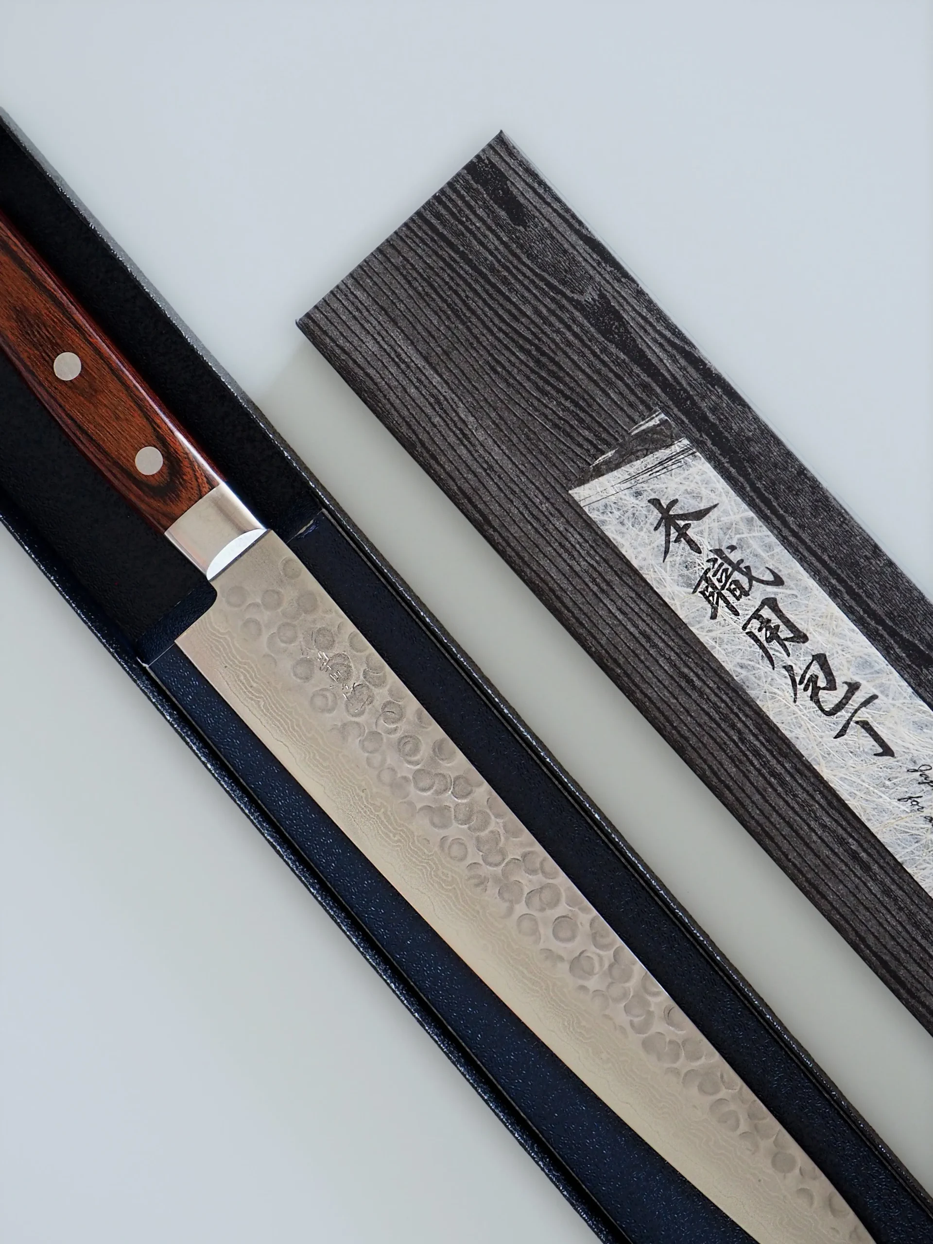 Mahogni Skaft^SERAMIKKU Sujihiki kniv | 24 cm | Mahogni