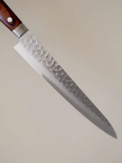 Mahogni Skaft^SERAMIKKU Sujihiki kniv | 24 cm | Mahogni