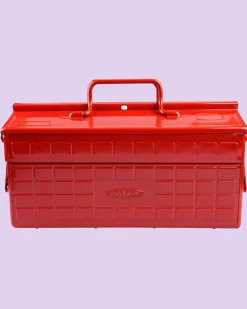 Toyo Opbevaringskasser^SERAMIKKU TOYO Toolbox ST350 (rød)
