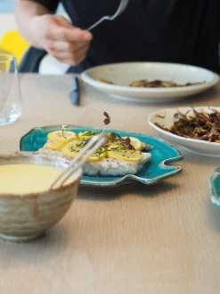 Bryllupsgave|Serveringsfade- Og Skåle^SERAMIKKU Turkis fiskefad
