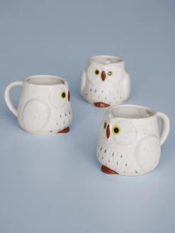 Krus Og Kopper (kaffe Og Te)^SERAMIKKU Uglekrus med hank