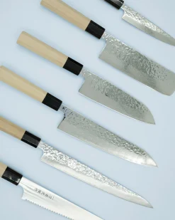 Bryllupsgave|Magnolia/bøffelhorn^SERAMIKKU Utility kniv | 13,5 cm | Magnolia
